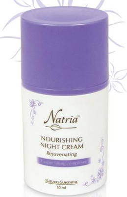 Питательный ночной крем с омолаживающим эффектом, Natria